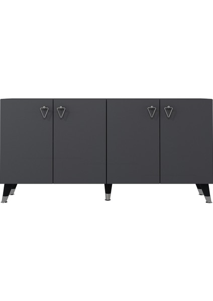 8199KB150 -1ct Konsol, Tv Ünitesi Antrasit-Gümüş modelleri