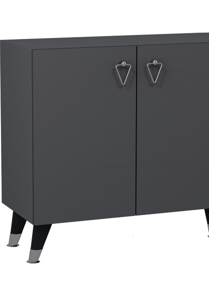 8199KB150 -1ct Konsol, Tv Ünitesi Antrasit-Gümüş indirimleri