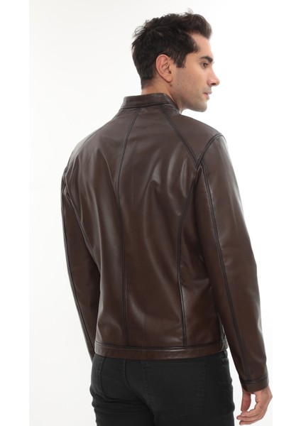 Erkek Hakiki Deri Mont - Sade, Şık ve Klasik Basic Model fırsatları