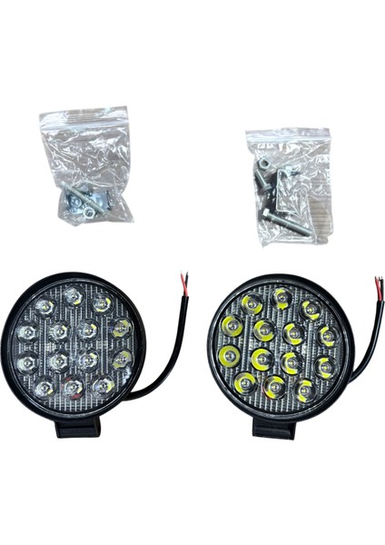 14 LED Off Road Çalışma Lambası Beyaz 12-24V 2 Adet Fiyatı (BX12 021) fiyatları