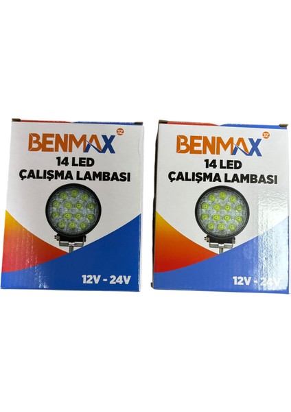 14 LED Off Road Çalışma Lambası Beyaz 12-24V 2 Adet Fiyatı (BX12 021) modelleri