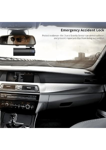 1080P 30FPS Full Hd 24 Saat Park Modu Çarpışma Algılama Mini Akıllı Araç Kamerası fırsatları