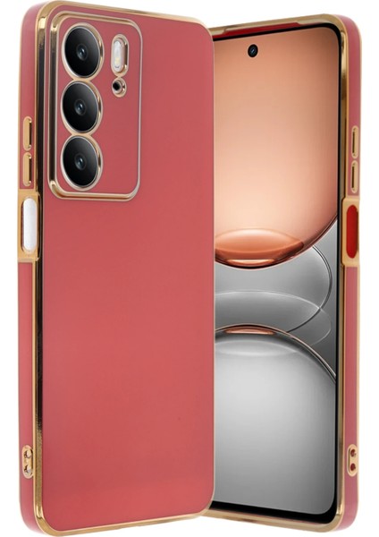 Realme C75 Kılıf Volet Bark Parlak Kenar Silikon + Ekran Koruyucu