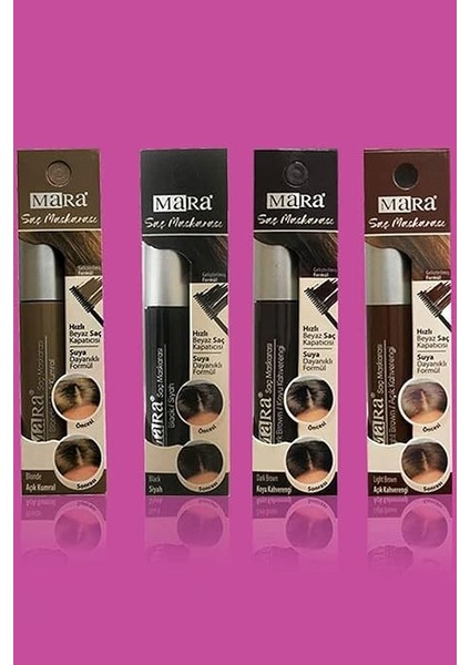 Kozmetik Saç Maskarası Siyah 1 Paket (1 x 250 G) indirimleri