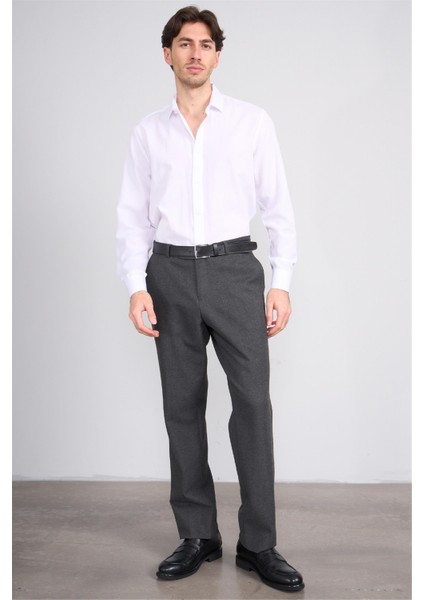 2377 Erkek Uzun Kol Dacron Regular Gömlek Beyaz modelleri