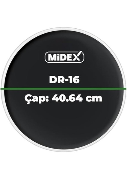 DR-16BK Siyah Renk 16 Inç Tom Bateri Davul Derisi Drumhead 16'' Inch (40.64 Cm) fiyatları
