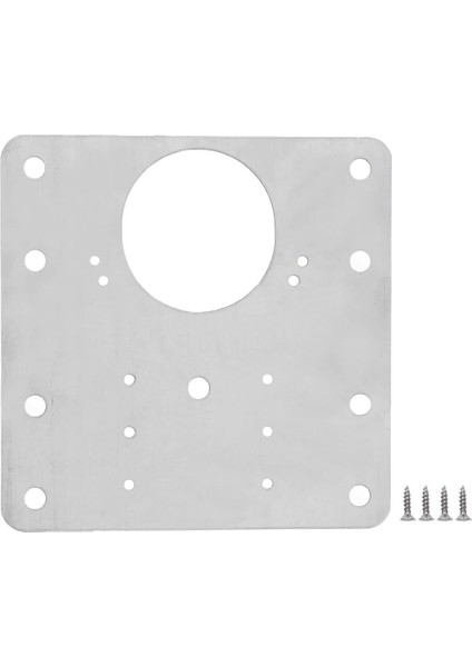 Paslanmaz Menteşe Tamir Plakası, Menteşe Sabitleme Braketi, Deve Boynu, Düz, Frenli, Tüm Menteşelere Uygundur, Ahşap, Mobilya, Raf, Dolap Için Onarım Kiti, 6 Adet Vida Kite Dahildir, 9*9 cm