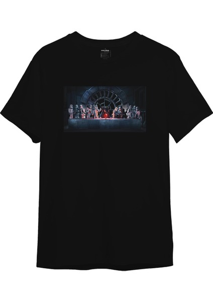 Star Wars Last Supper Tişört - Siyah