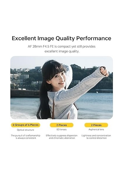 Af 28MM F4.5f/4.5 Xf Gözleme Lensi Fuji x Mount Için, Geniş Açı Tam Çerçeve Otomatik Odak Lensi Fuji X-Mount Fujifilm Kameralar X-T5 X-H2 X-T50 X-M5 X-T30 Iı X-Pro3 X-S20 X-E4 ile Uyumlu indirimleri