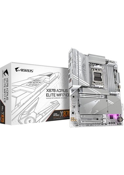 Anakart Amd Am5 Atx X870 Aorus Elıte Wıfı7 Ice