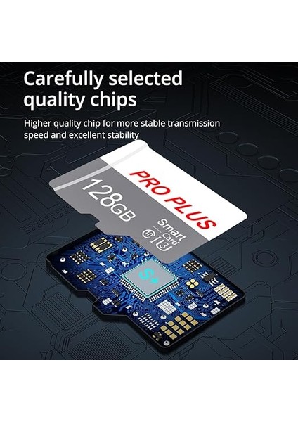 2'li Paket Sd Kartı, 128 Gb, Sd Adaptörlü, Yüksek Hızlı Hafıza Kartı, Sd Kartı Uhs-I, A1, C10, Tf Kartı, Cep Telefonu/kamera (TF183 Beyaz Gri 128 Gb) indirimleri