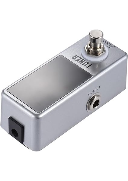 Mini Kromatik Tuner Pedal Efekti LED Ekran Gitar Bas Için Gerçek Bypass fiyatları