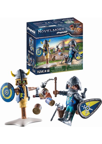 71214 Novelmore Şövalyeleri - Savaş Eğitimi,, Şövalyeler, Oyuncak Şövalyeler, Binici Şövalye, Orta Çağ, Zırh, Şövalyeler Oyun Seti 4 Yaş ve Üzeri Çocuklar Için