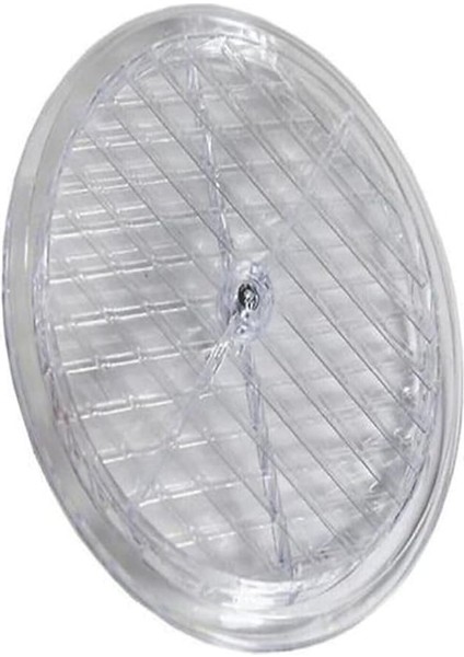 Şeffaf Doğalgaz Havalandırma Cam Menfez Kapağı Çap 18 cm 7854654