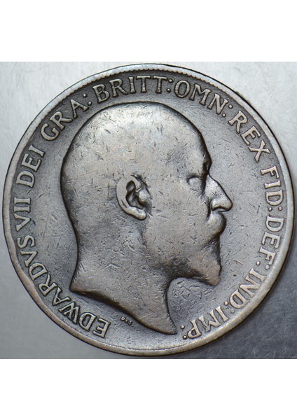 Birleşik Krallık 1 Penny 1910 Kral 7. Edward Dönemi. 31 mm Ingiltere One Penny. fiyatları