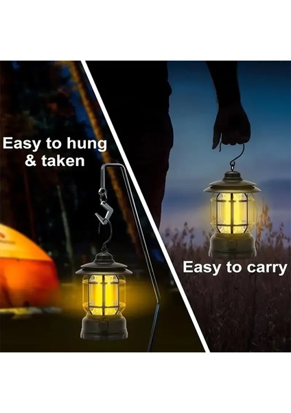 Bluetooth Hoparlör Özellikli Dimerli LED Kamp Lambası HS66 (5224) fiyatları