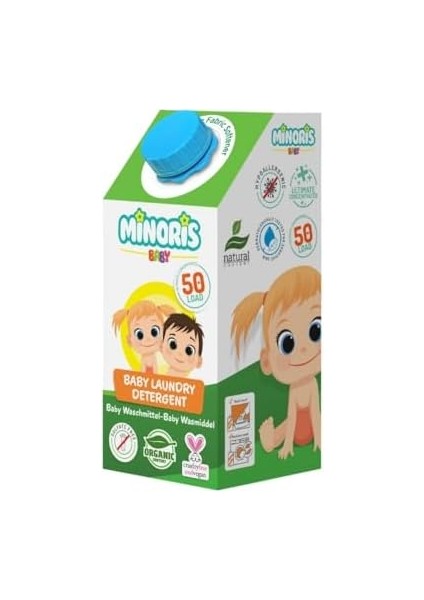 Minoris Baby Organik Bebek Çamaşır Deterjanı 1 L 50 Yıkama 8681499194696 fiyatları