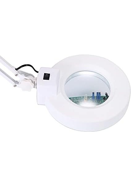 298-LED Masa Tipi LED Büyüteç Işıklı 5x Zoom 5 Diop fırsatları