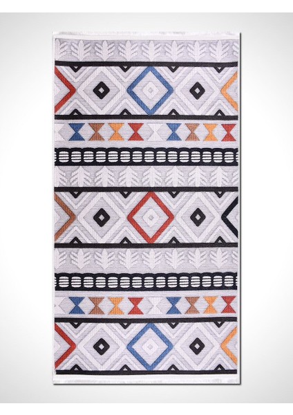 Otantik MDL850 Modern Baskı Halı Silinebilir Yıkanabilir Salon Antre Mutfak Halı Yolluk