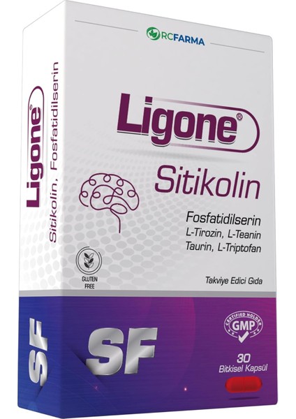 Ligone Sitikolin, Fosfatidilserin 30 Kapsül