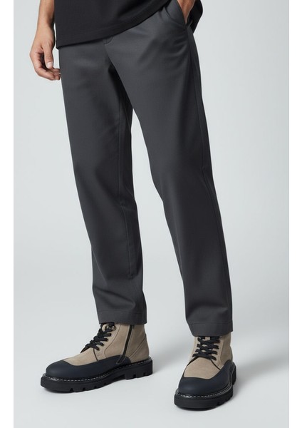 M20293 Özel Tasarım Hakiki Süet Deri Vizon Renk Erkek Bot