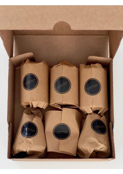 6 Parça Yıl Başı Hediye Paketi Kokulu Mum fırsatları