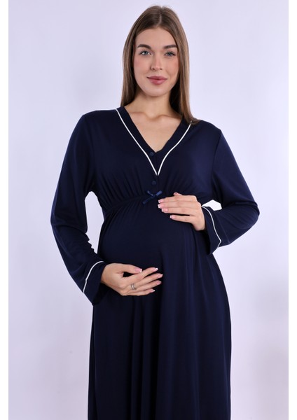 Lacivert Hamile Lohusa Gecelik fiyatları