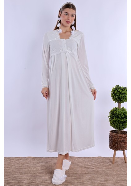 Ekru Hamile Lohusa Gecelik indirimleri