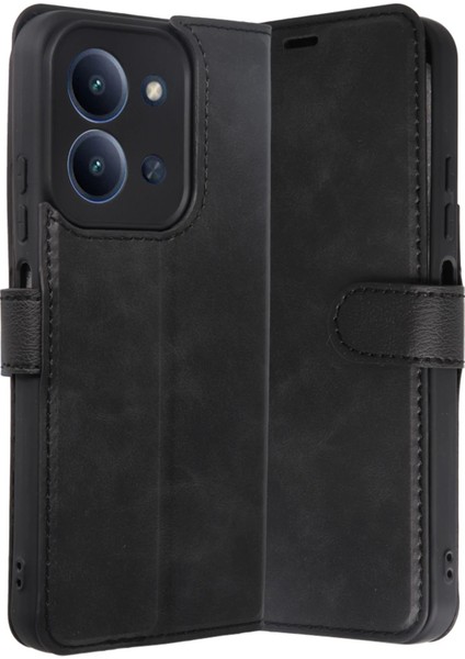 CPT05 Xiaomi Redmi 15C 4g Trend S Plus Kapaklı Kılıf - Siyah