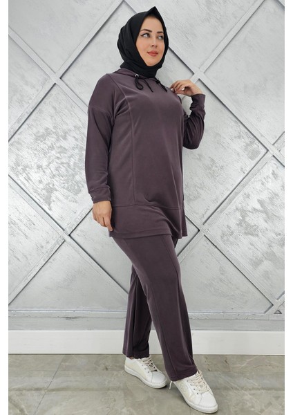Kadın Kapüşonlu Arma Detaylı Tesettür Takım fiyatları
