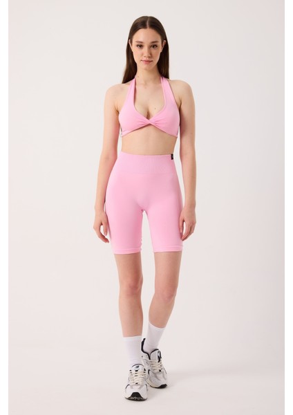 Amara Spor Şort Yüksek Bel Esnek Şekillendirici ve Toparlayıcı Seamless Tayt Kısa Şort indirimleri