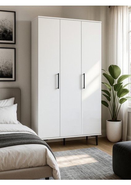 Nuna 3 Kapaklı Gardırop – 180X90 cm Genç ve Yatak Odası Dolabı fiyatları