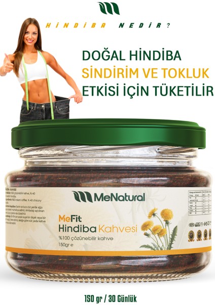 Mefit Hindiba Kahvesi 150GR - 30 Günlük - 60 Ölçek - Detox Kahve modelleri