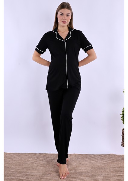 Siyah Hamile Lohusa Pijama Takımı fırsatları