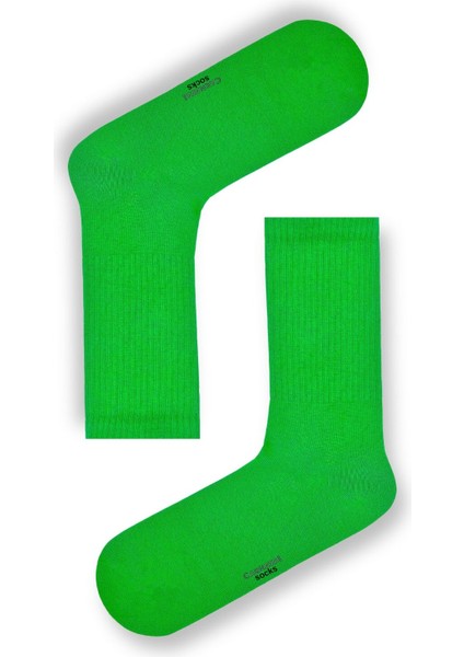 7’li Düz Sade Renkli Spor Çorap Seti | Unisex Günlük ve Spor Kullanım Çorapları