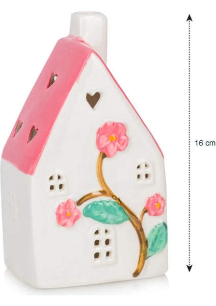 Karışık Işıklı Dekoratif Ev 16 cm indirimleri