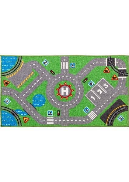 Storabo Çocuk Halısı Yeşil 75 x 133 cm