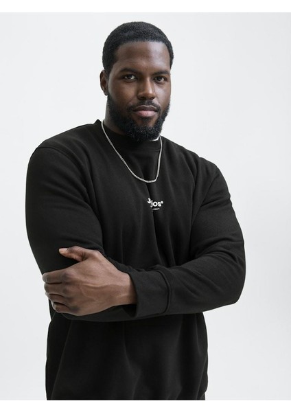 Jack Jones Soho Bisiklet Yaka Büyük Beden Erkek Sweat 12284682 modelleri