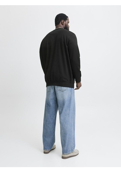 Jack Jones Soho Bisiklet Yaka Büyük Beden Erkek Sweat 12284682 fırsatları