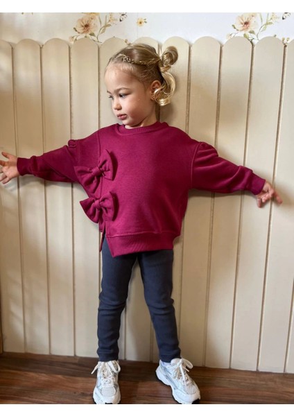 Bordo Renkli Kurdeleli Taytlı Takım modelleri