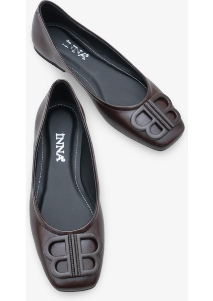 Caressa Kadın Tokalı Babet - Kahve fırsatları