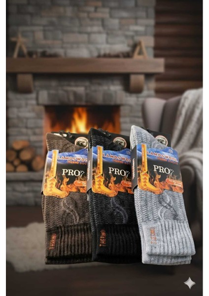 Erkek Thermal Çorap Dikşsiz Topuk Burun Takviyeli Güçlendirilmiş Havlu Örgü 3 Lü Paket modelleri