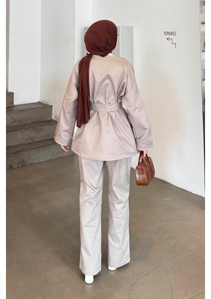 Kuşaklı Gabardin Takım Taş fırsatları