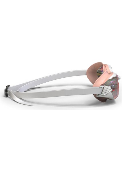 Yüzücü Gözlüğü - Aynalı Camlar - Beyaz/Pembe - Standart Boy - Bfit modelleri