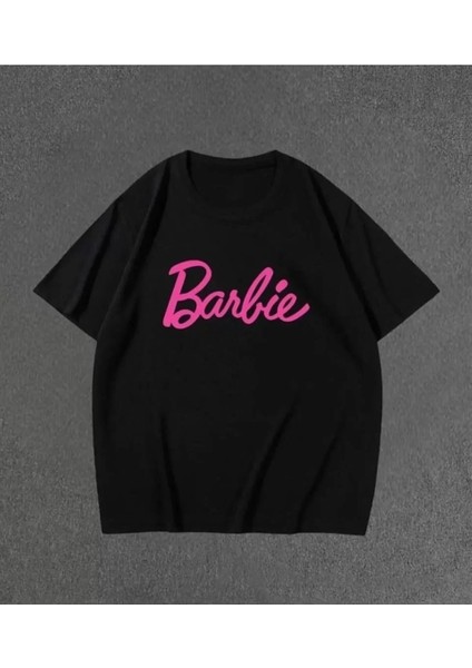 Kadın Baskılı Oversize T-Shirt - Siyah fiyatları