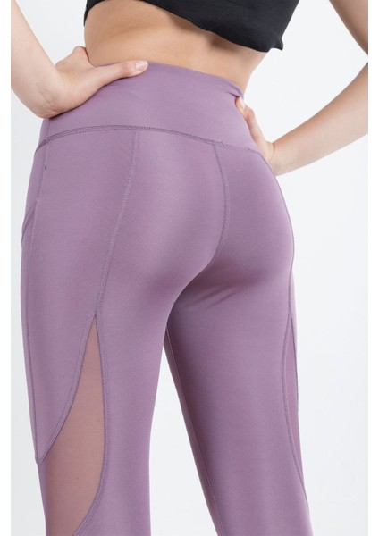 Kapri Spor Tayt Yüksek Bel Esnek ve Toparlayıcı Çift Cepli Diz Altı Tayt modelleri