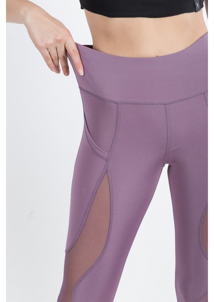 Kapri Spor Tayt Yüksek Bel Esnek ve Toparlayıcı Çift Cepli Diz Altı Tayt fırsatları