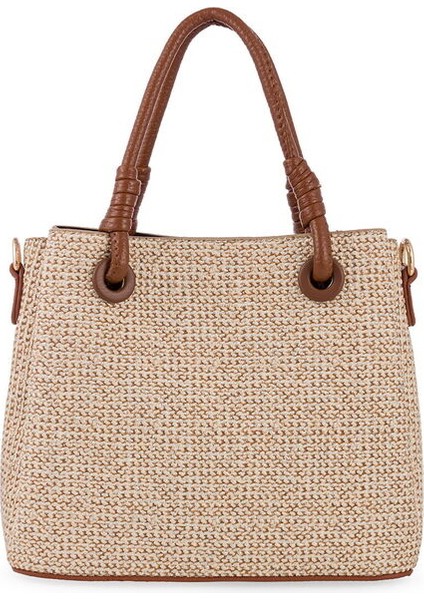Hasır Bej-Taba Kadın El Çantası Riv 145-H modelleri