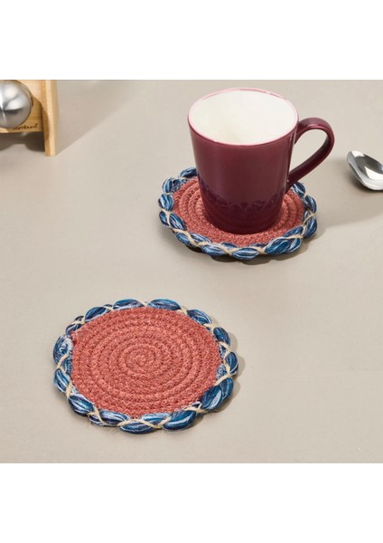 Soft Laetus Bardak Altlığı - Kiremit - 13X13 cm