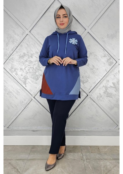 Kadın Kombinli Kapüşonlu Tesettür Tunik modelleri